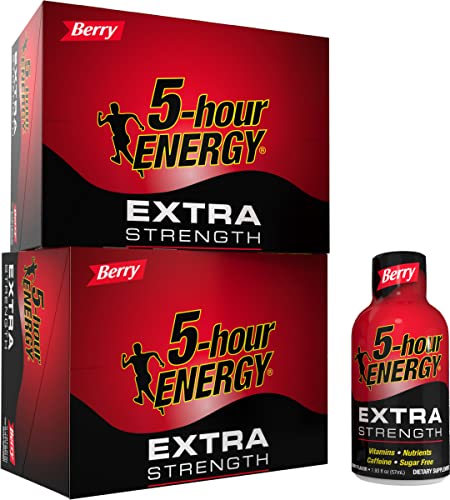 Berry Flavor 1.93 oz 24 Count Sugar-Free Energy Shot E8707