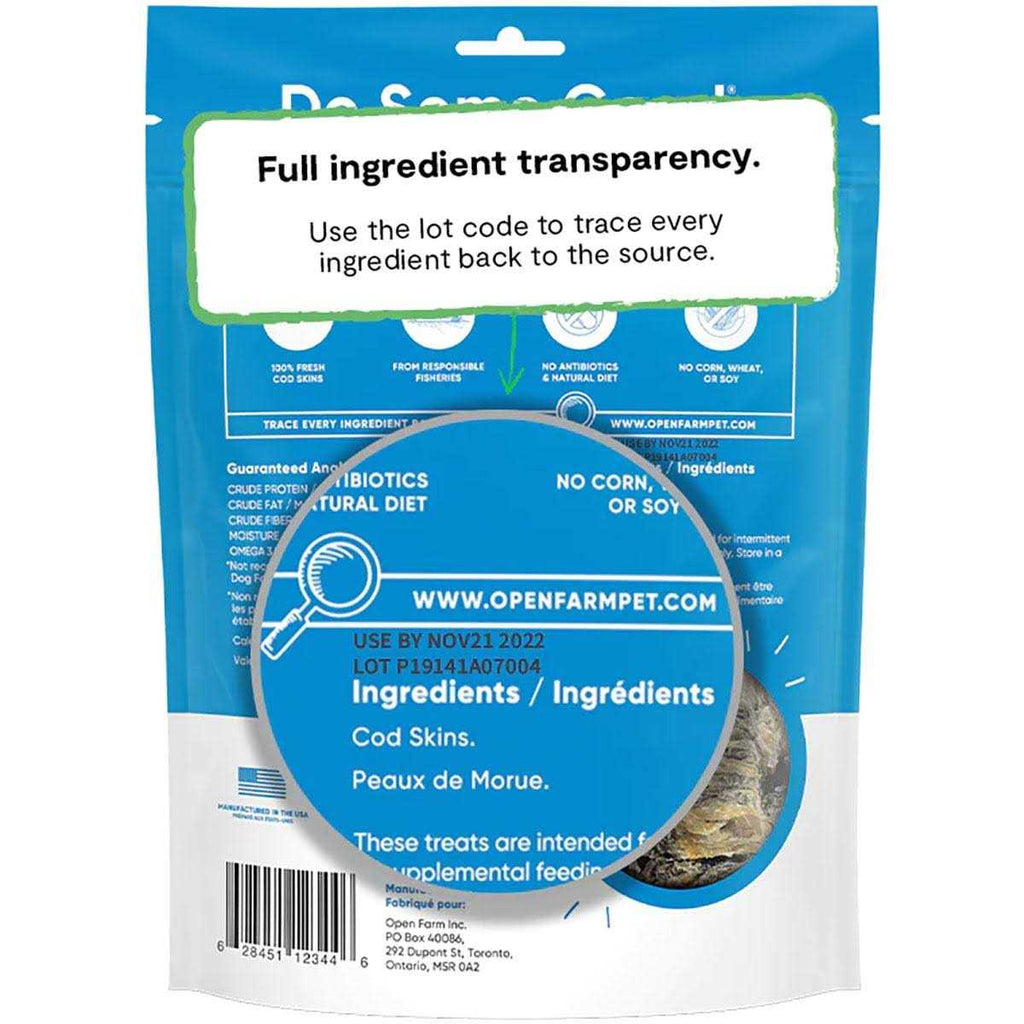 Dehydrated Cod Skins Dog Treats A567