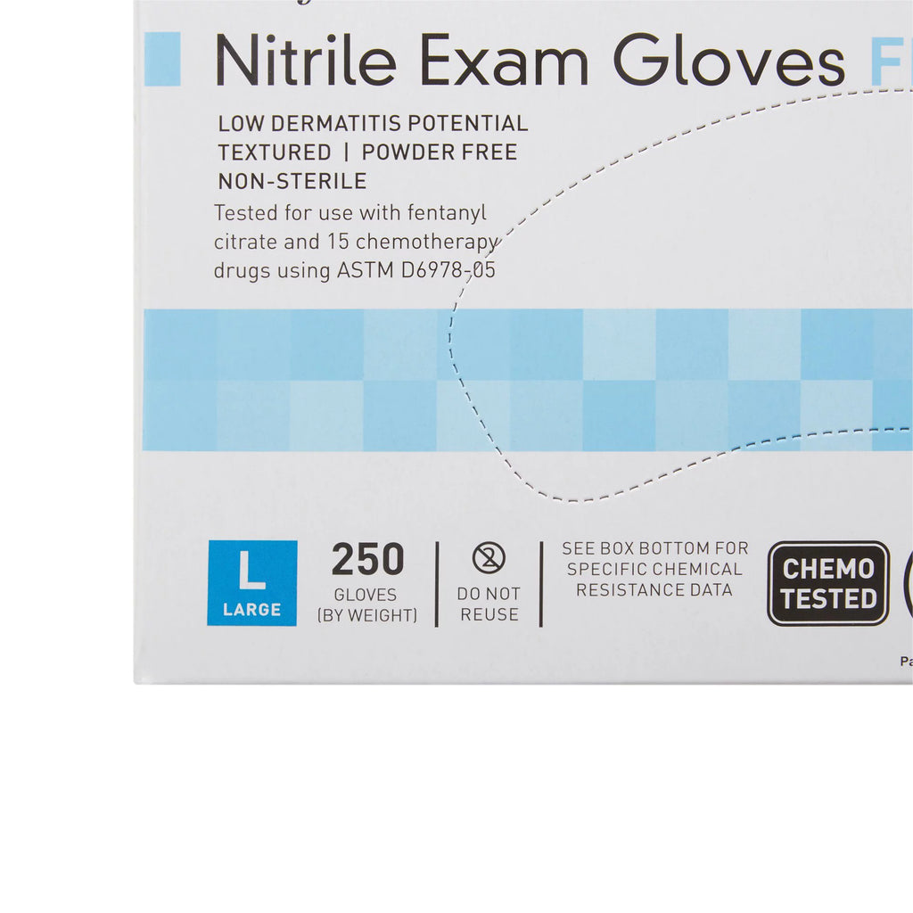 Nitrile Exam Gloves, Latex-Free, Large, 250 Count M7936