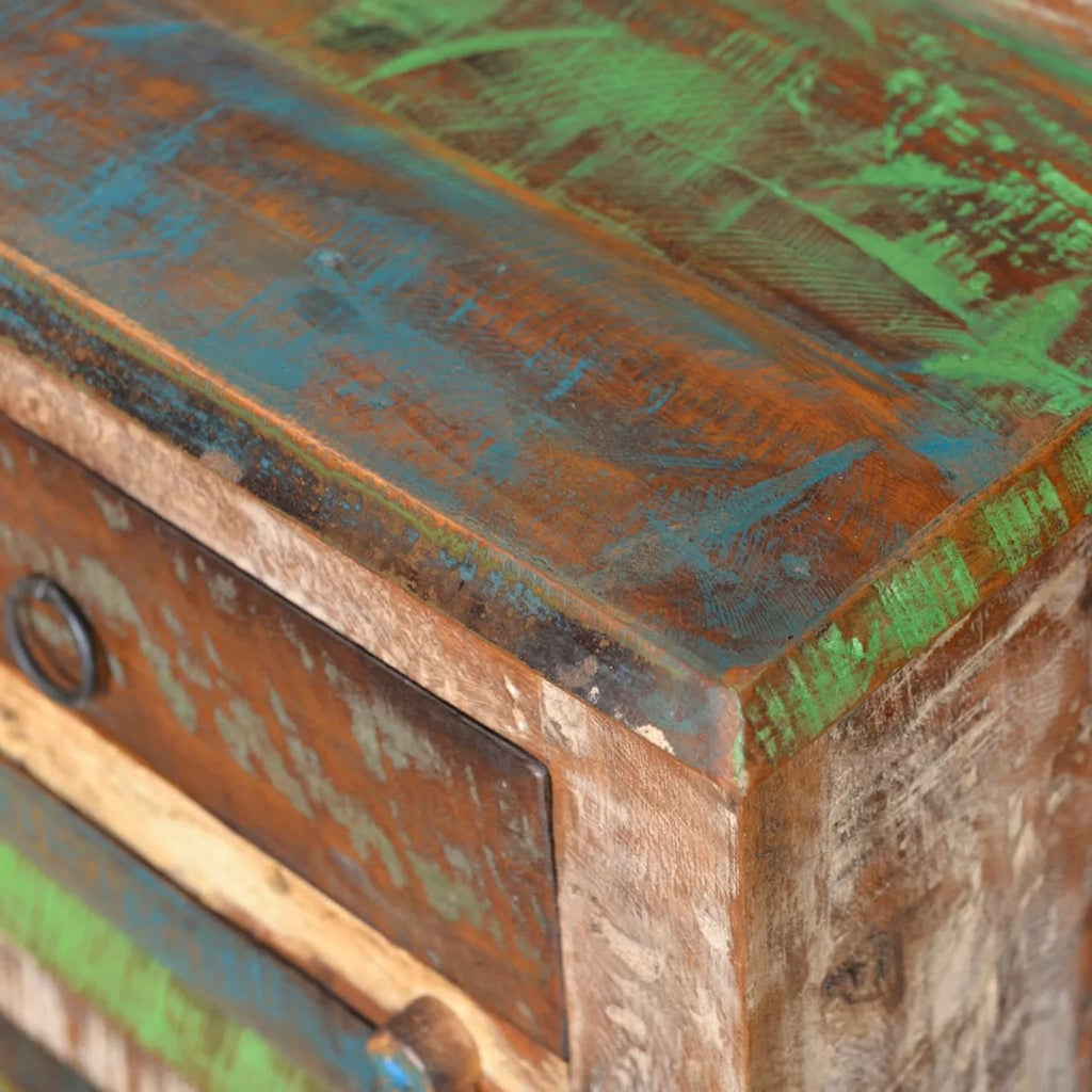 End Table with 1 Drawer 1 Door Reclaimed Wood G42719