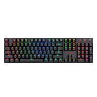 RGB Low Profile Mechanical Gaming Keyboard with Red Switches B87215