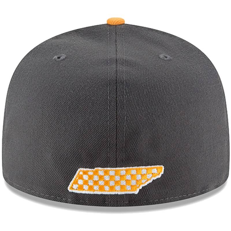 Gray Tennessee Volunteers NCAA Fitted Hat J1163