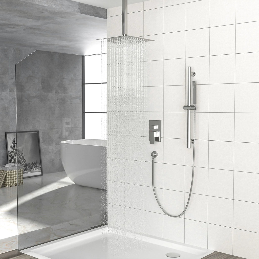 16" Rain Showerhead Shower System with Slide Bar J351724