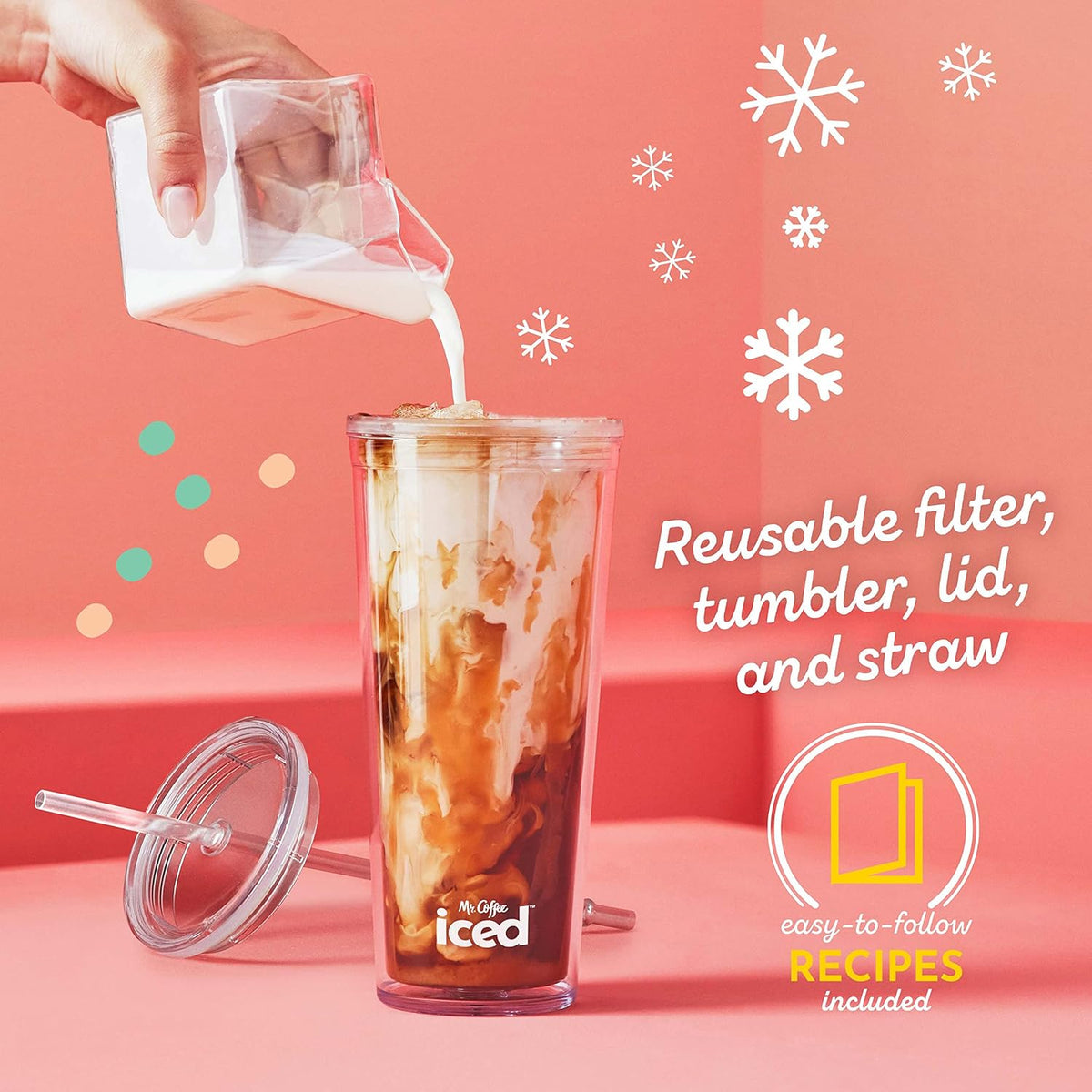 Iced + Hot Coffee Maker Pack of 2 Y184