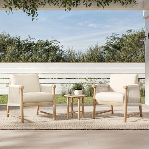 3 Pieces Boho Patio Rattan Bistro Set C855