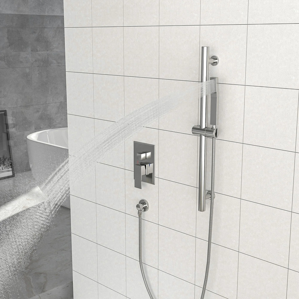 16" Rain Showerhead Shower System with Slide Bar J351724