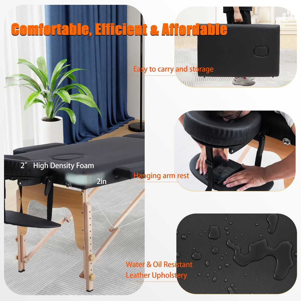 84 inch Adjustable Portable Massage Table Y540214