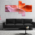 Brown 5 Panels Canvas Print F468766