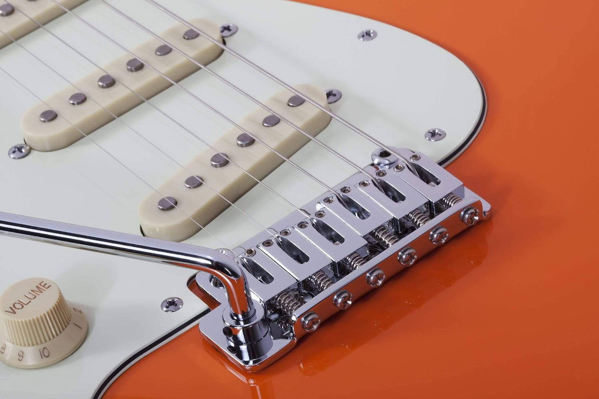 Atomic Orange Left-Handed Guitar N550785