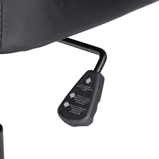 Black Leather Mid-Back Swivel/Tilt Chair M392782
