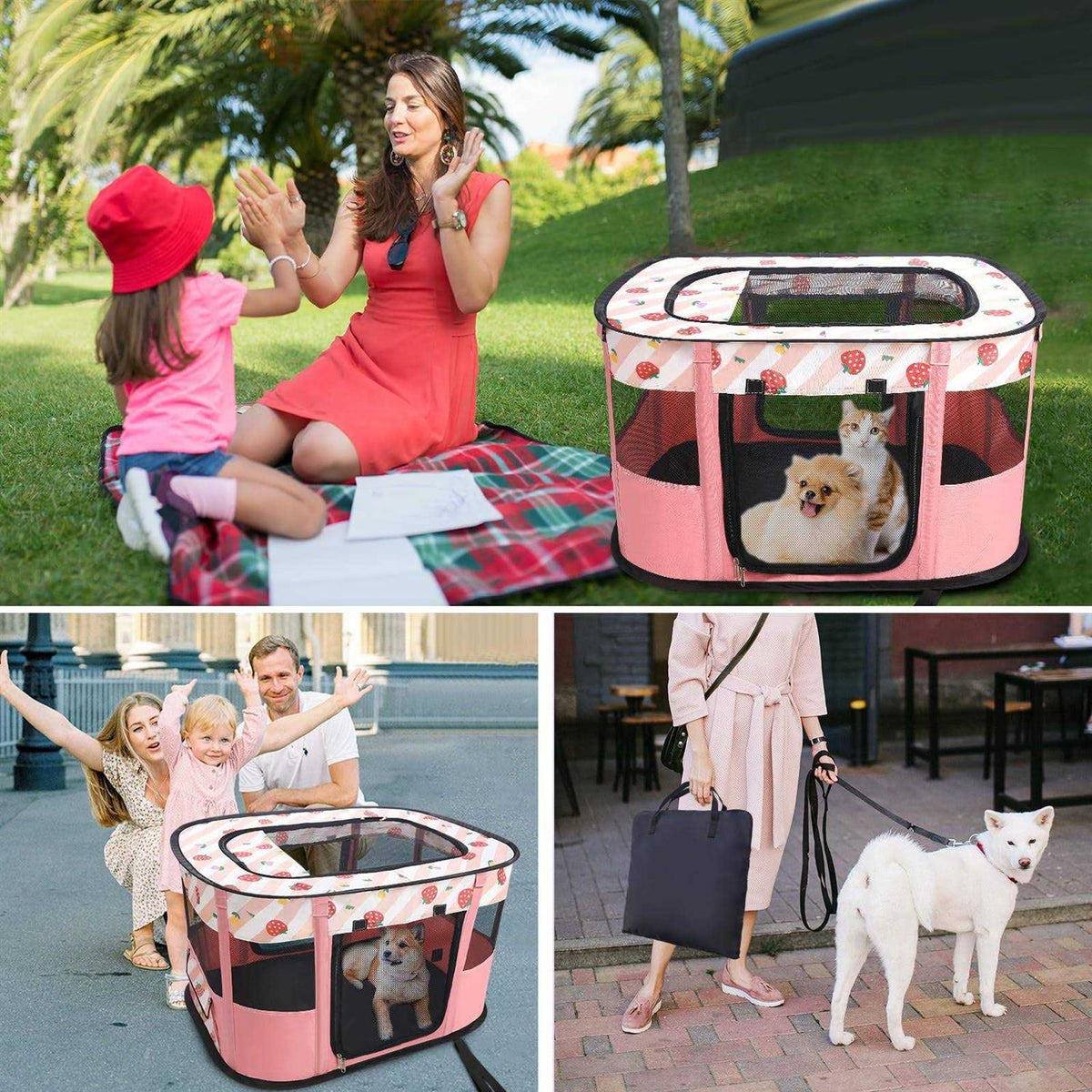 Portable Foldable Pet Playpen M463175