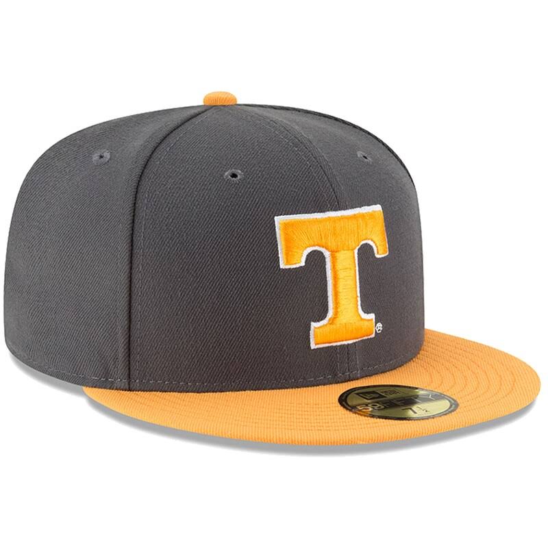 Gray Tennessee Volunteers NCAA Fitted Hat J1163