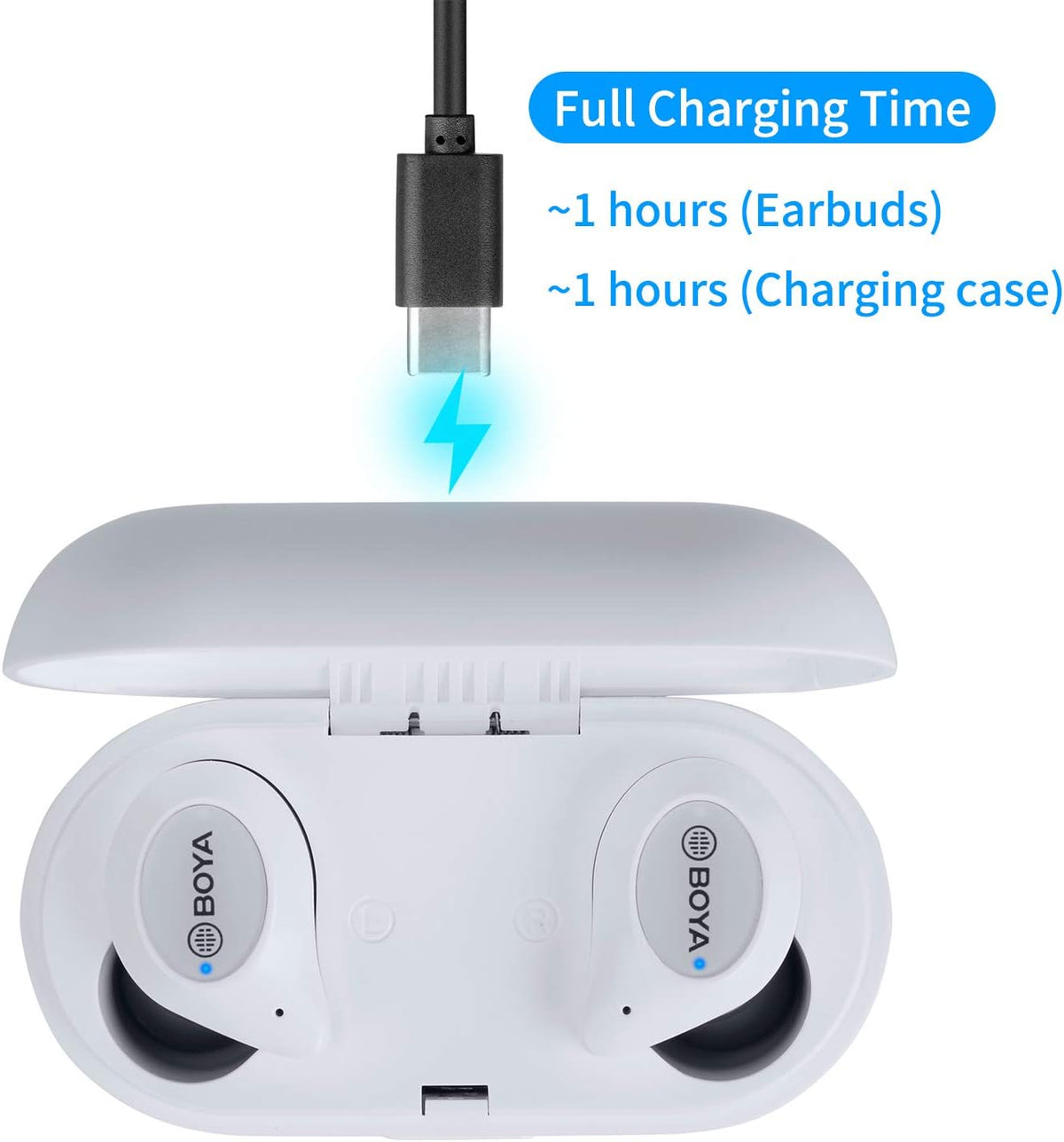 White Pack of 2 Wireless Earbuds F813181