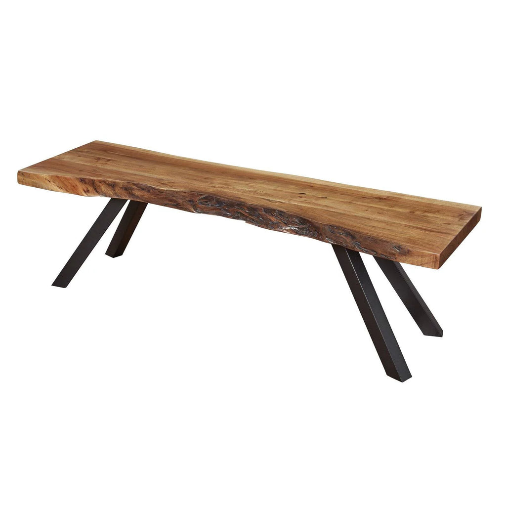 Solid Wood Dining Bench in Natural Acacia X2131
