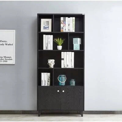 Black Step Bookcase E572