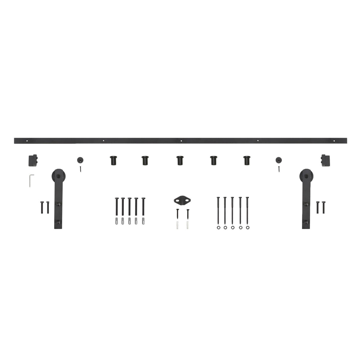 78-3/4x22 Straight Strap Barn Door Hardware Kit Q2476