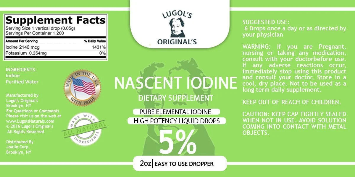 2oz Nascent Iodine Liquid Drops I5026