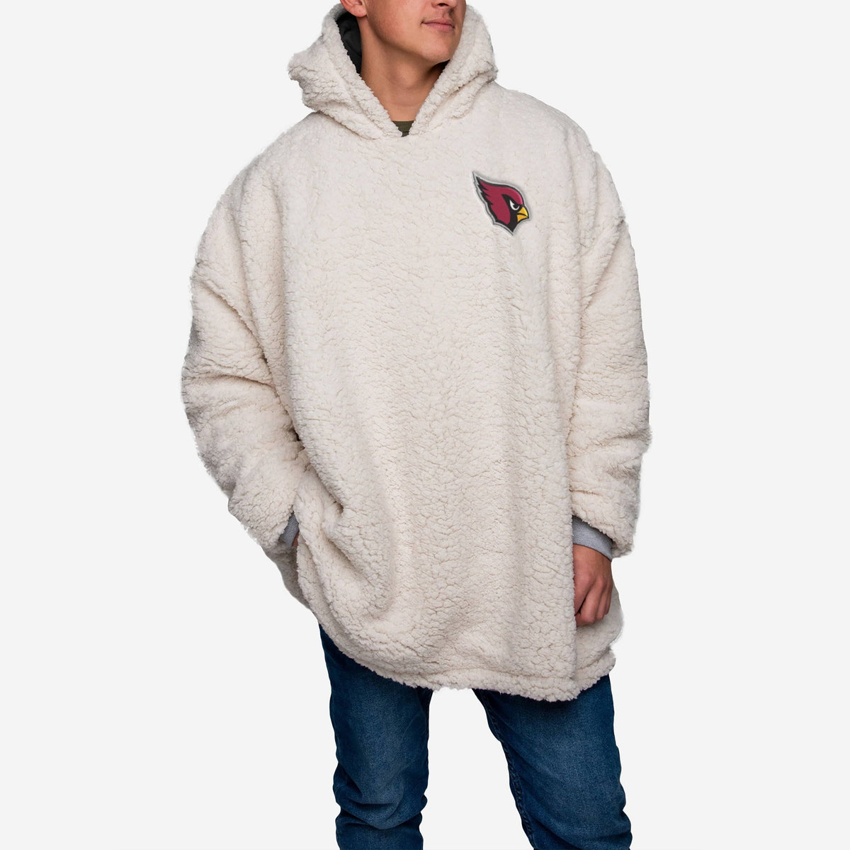 Black Reversible Sherpa Hoodie C97983