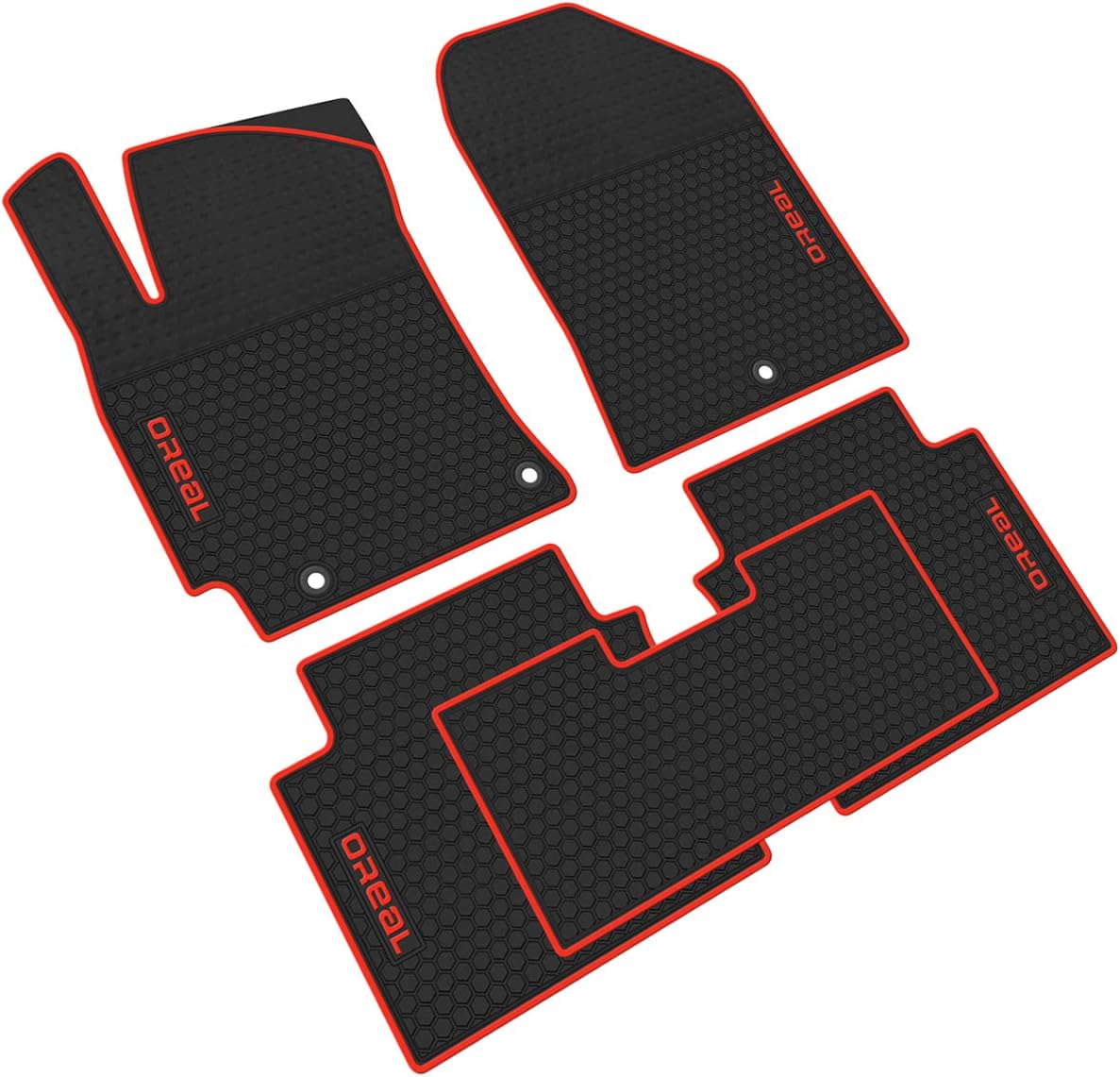 All Weather Rubber Car Mats Pack of 2 G69976