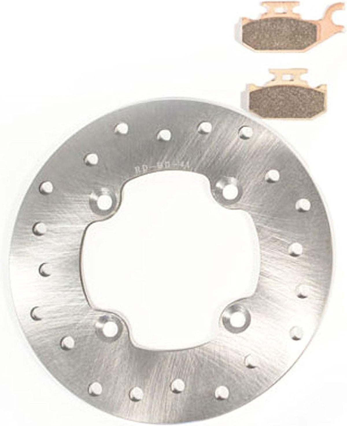 Rear Brake Rotor Disc and Severe Duty Brake Pads Pack of 2 U443