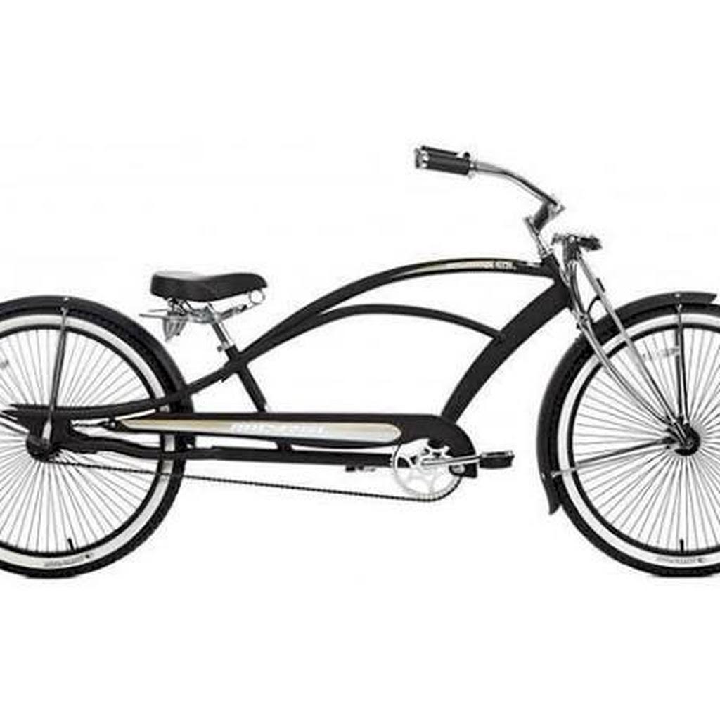 26" Matte Black Beach Cruiser Bicycle J1657