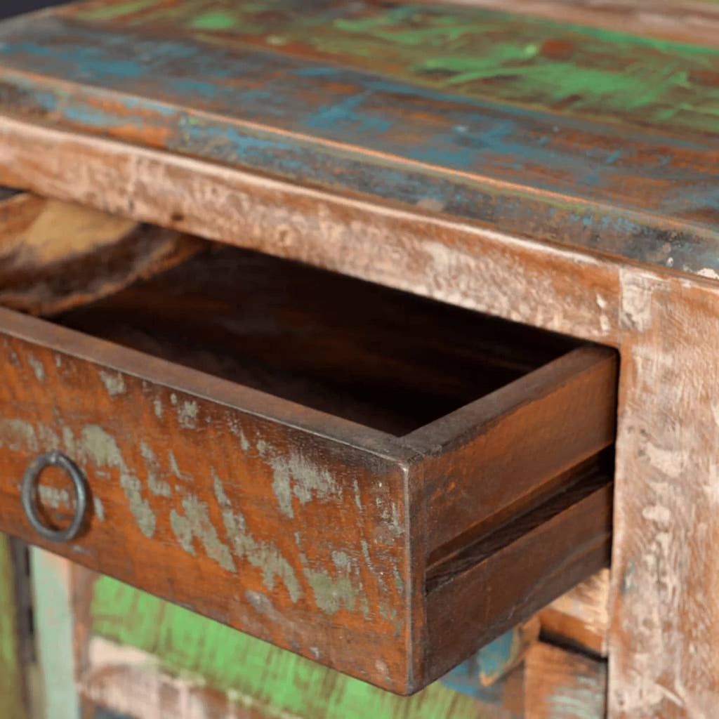 End Table with 1 Drawer 1 Door Reclaimed Wood G42719