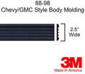 Black Side Body Trim Molding 2.5" Quarter Roll 80" Z11704