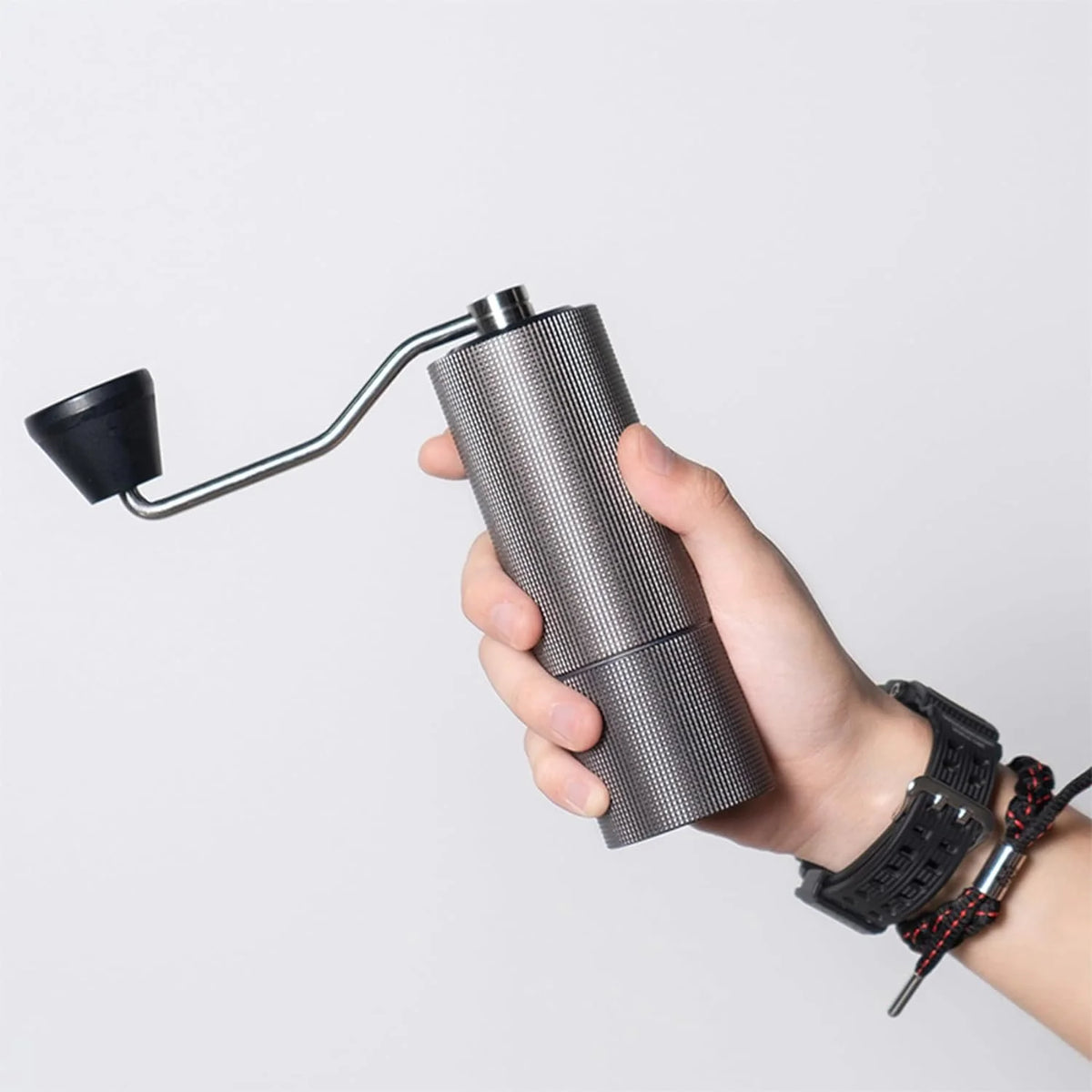 Manual Coffee Grinder with Adjustable Coarseness, 30g Stainless Steel Conical Burr J87584