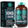 HMB and Vitamin D3 Supplement Capsules 1,000 MG with Calcium 180 Capsules W596