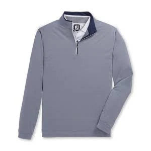 Men's Lightweight Striped Half Zip Z7943