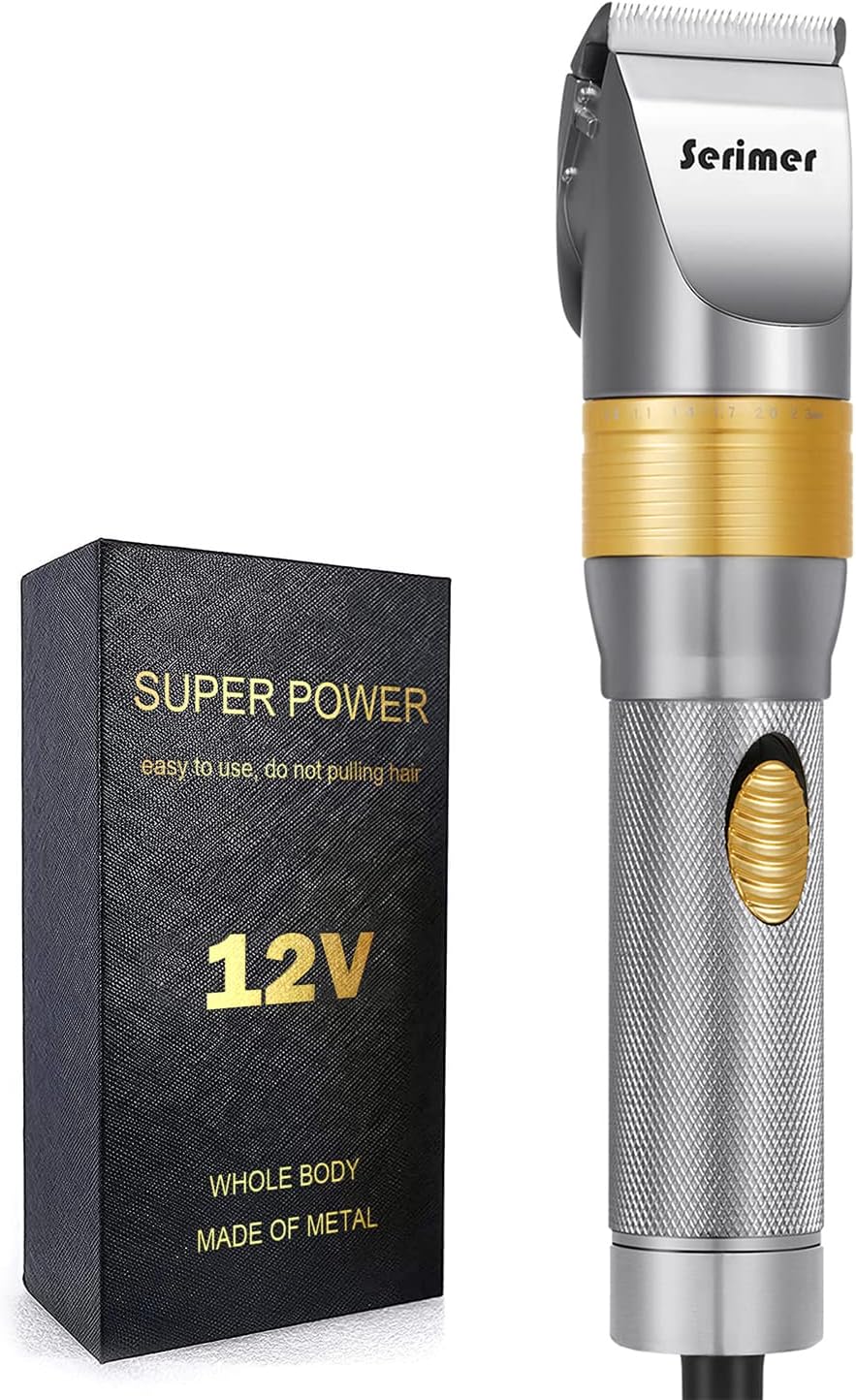 Dog Clippers Plug-in Grooming Kit 12V Heavy Duty Pet Hair Trimmer Set N65700