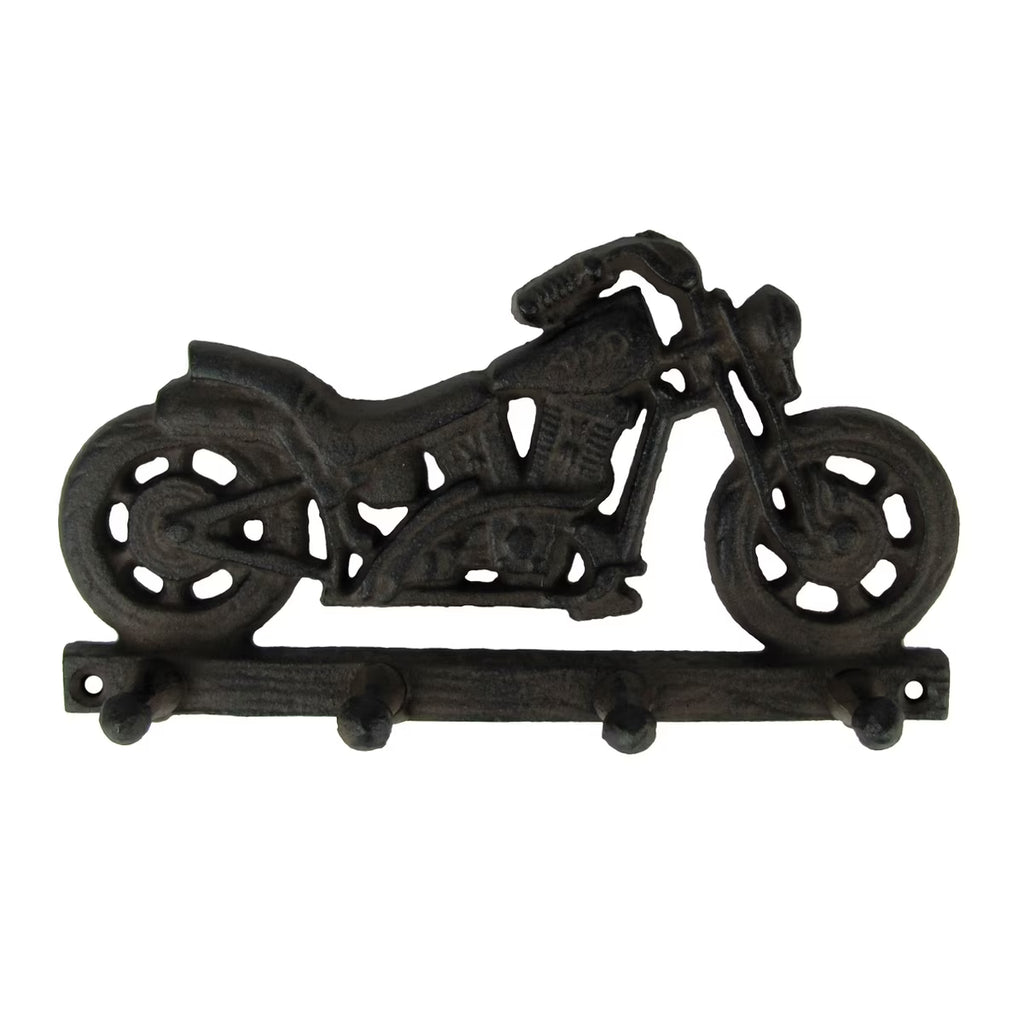 Metal Motorcycle Key Hook Keyring Holder Helmet Gear Hanger Wall Decor H66836