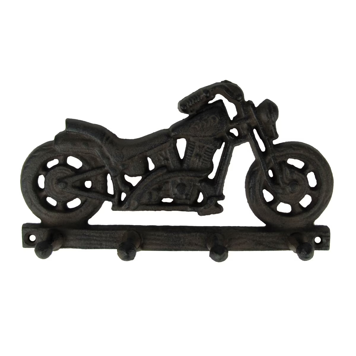 Metal Motorcycle Key Hook Keyring Holder Helmet Gear Hanger Wall Decor H66836