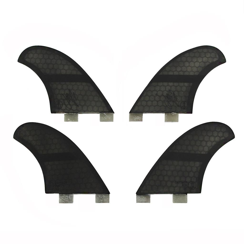 Black Quad Surfboard Fin J5889