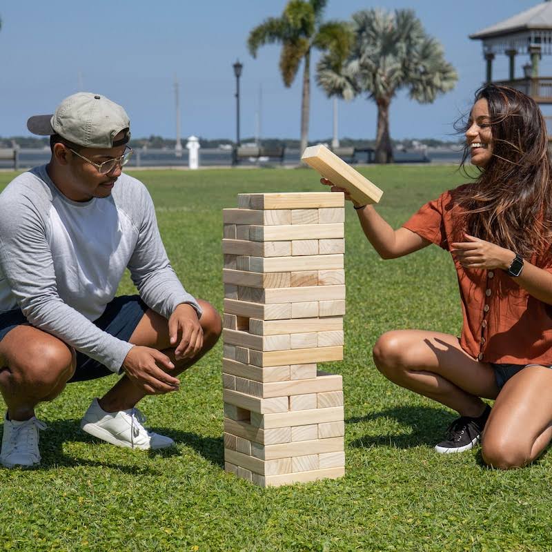 Giant Wooden Tumble Tower Game P819457
