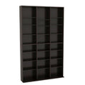 72" Triple Slim Multimedia Storage Rack in Espresso S7029