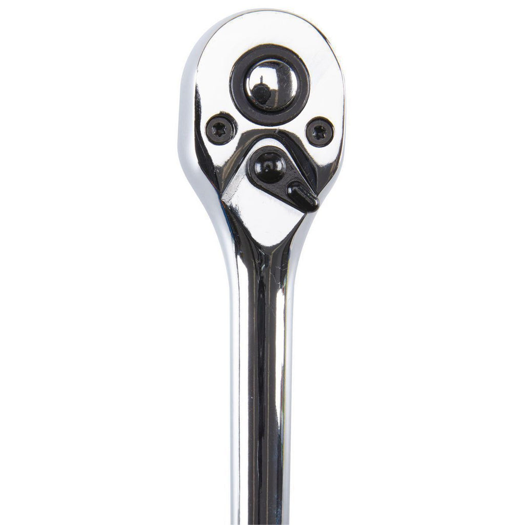 3/8 in. Drive SAE and Metric Chrome Socket and Ratchet Set, 21-Piece E182076