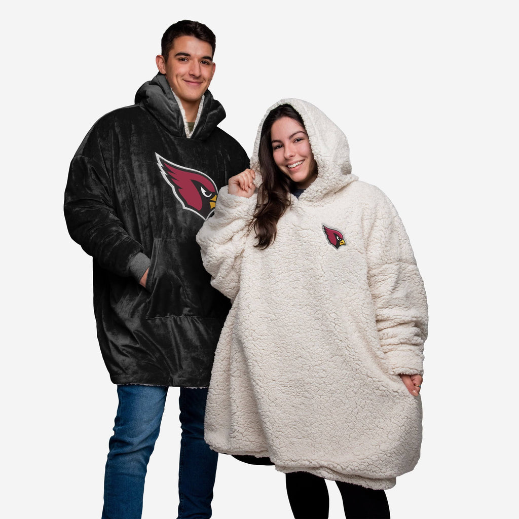 Black Reversible Sherpa Hoodie C97983