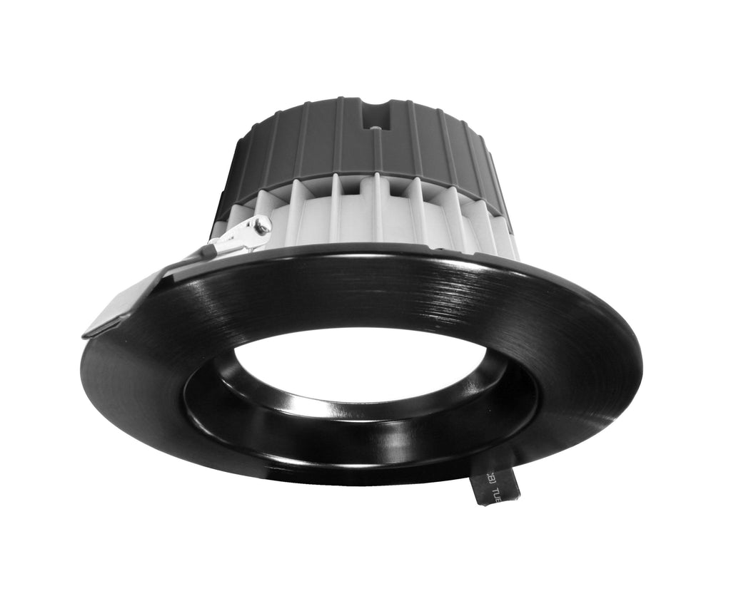 6 in. Black Commercial Canless LED Downlight Kit M293373