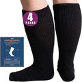 Extra Width Socks 4 Pairs 13-15 K89371