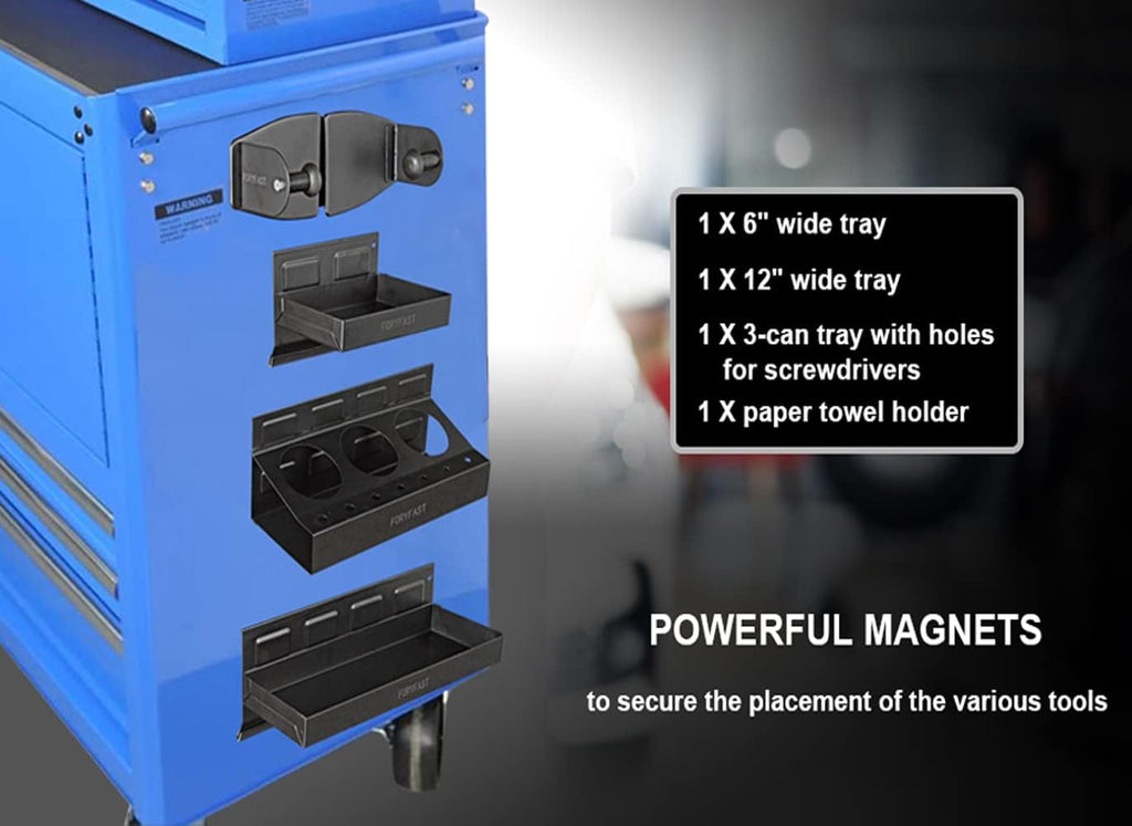 Magnetic Toolbox Tray Set, 4-piece, Pack of 2 T9749