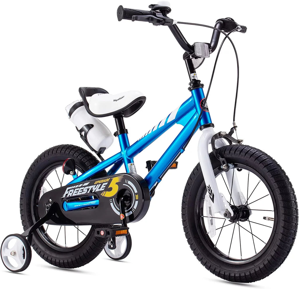 12 inch Blue Kid's Bike with Two Hand Brakes H202