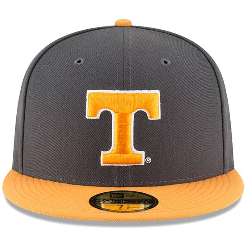 Gray Tennessee Volunteers NCAA Fitted Hat J1163
