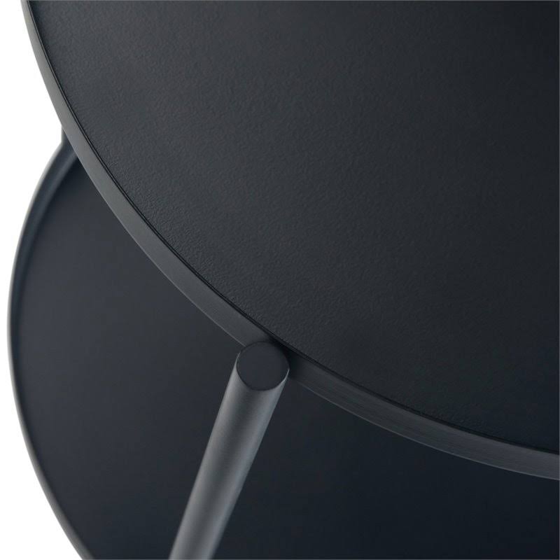 Black Metal End Table V711