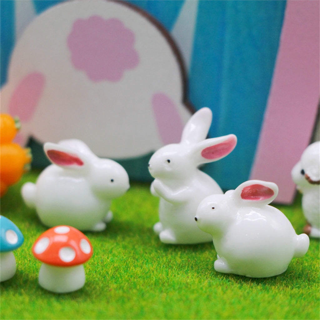 Dollhouse Miniature Easter Rabbit Garden Chick Door T92400