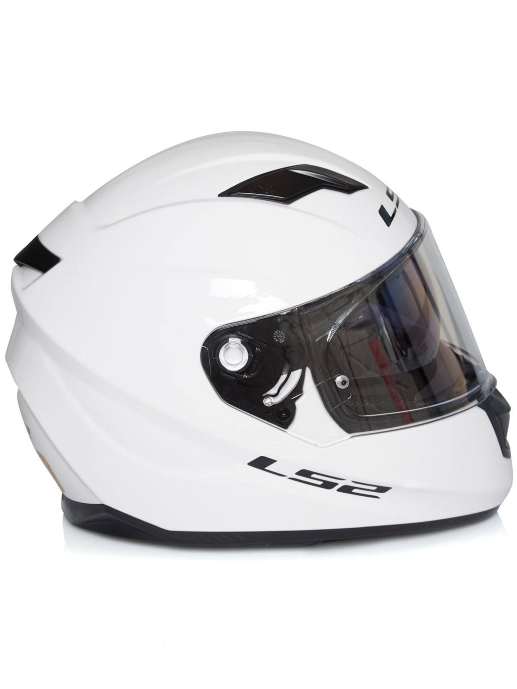 Solid White Motorcycle Helmet P224