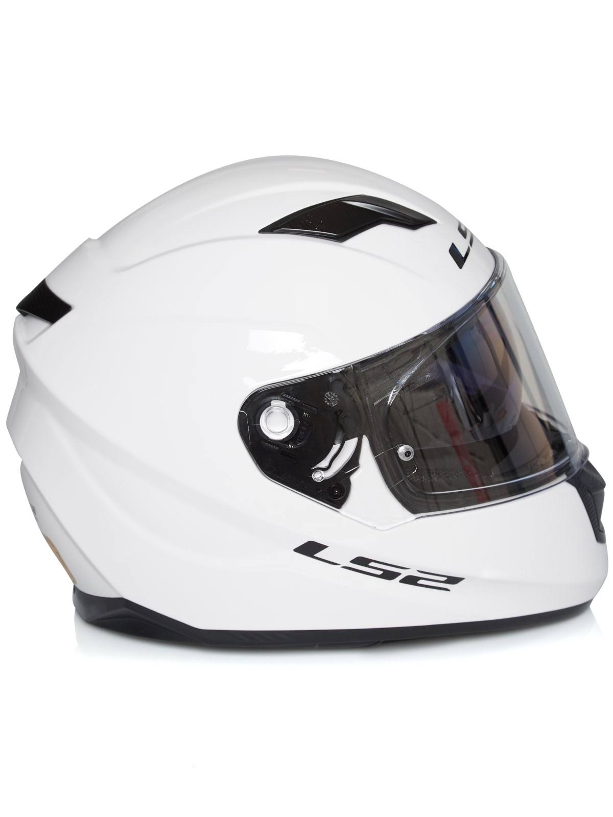 Solid White Motorcycle Helmet P224
