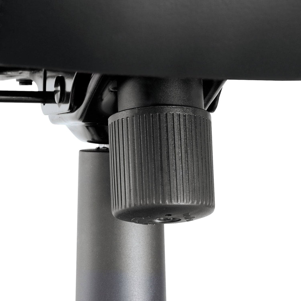 Black Leather Mid-Back Swivel/Tilt Chair M392782