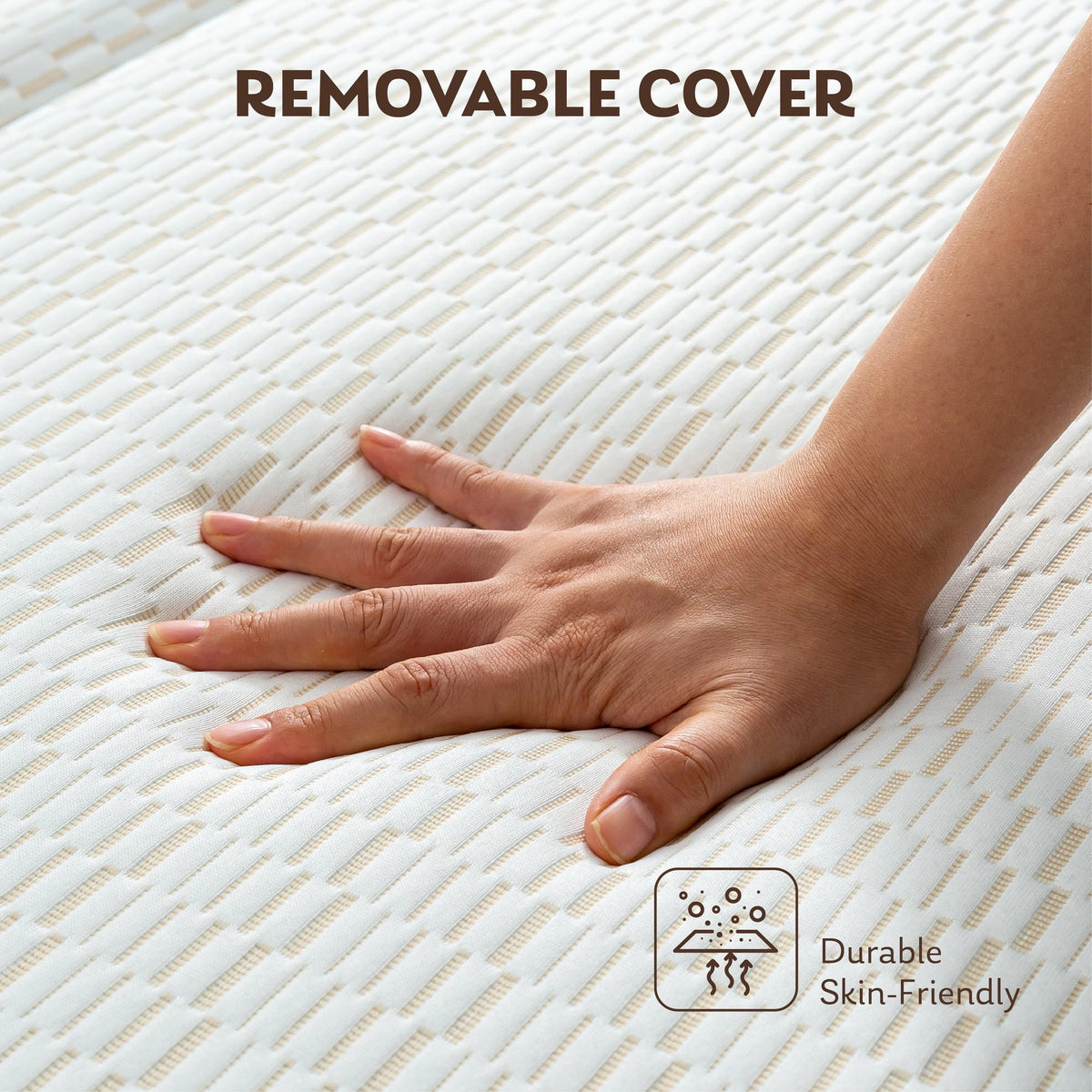 3 inch Twin Size Tri-Folding Memory Foam Mattress E59687