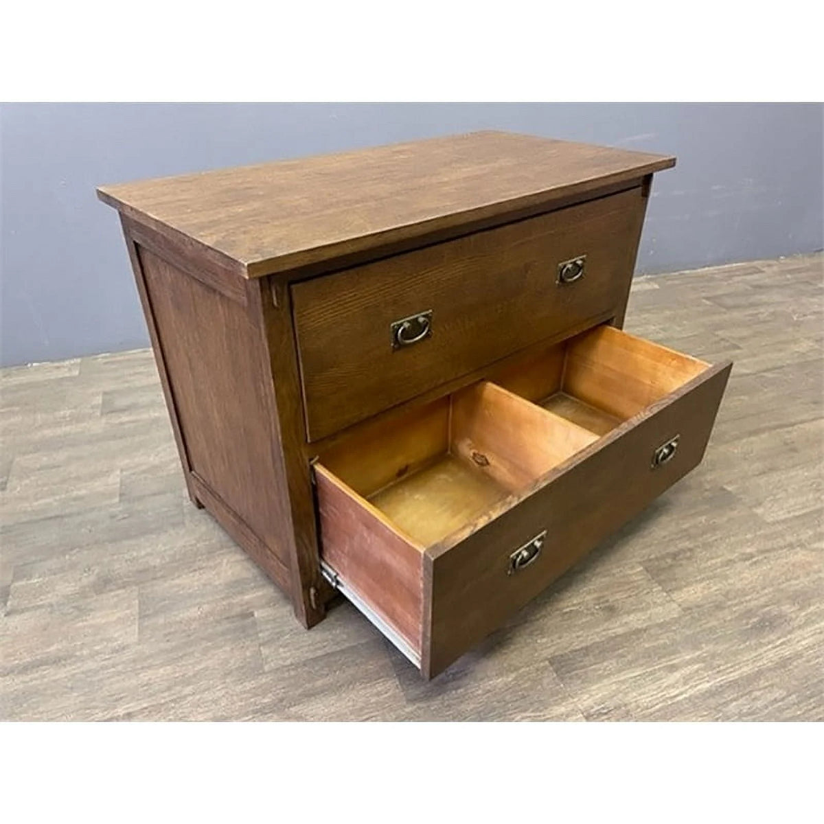 2-Drawer Wood Lateral File Cabinet in Oak A718